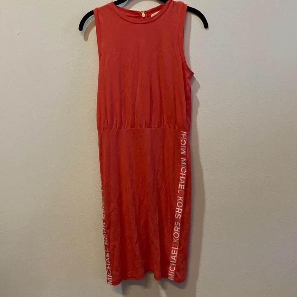 Michael Kors sleeveless dress NWT Sangria color Sz S Modal material